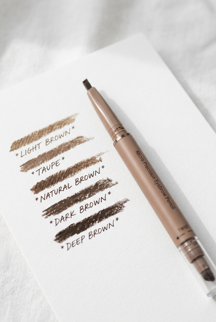 Eyebrow Pencil Detail & Tip Close-Up