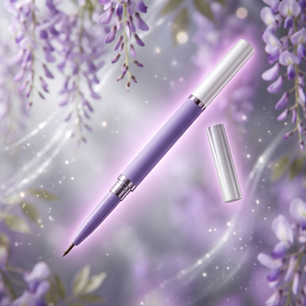 AuraVeil Eyebrow Pencil - Lavender Silver Main Hero Shot